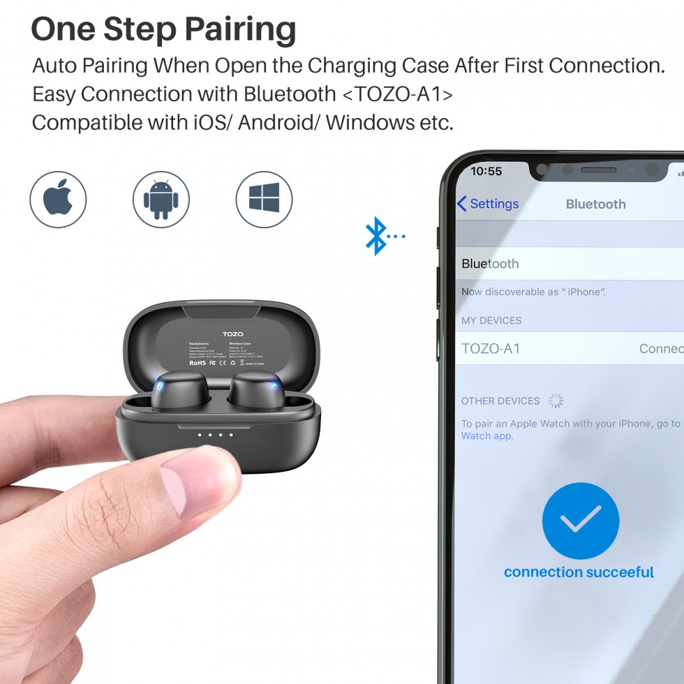TOZO A1 Mini Wireless Earbuds
