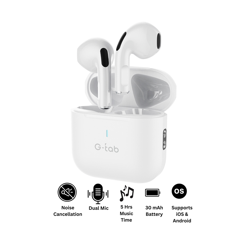 G-TAB Air 6 Wireless Bluetooth Earbuds