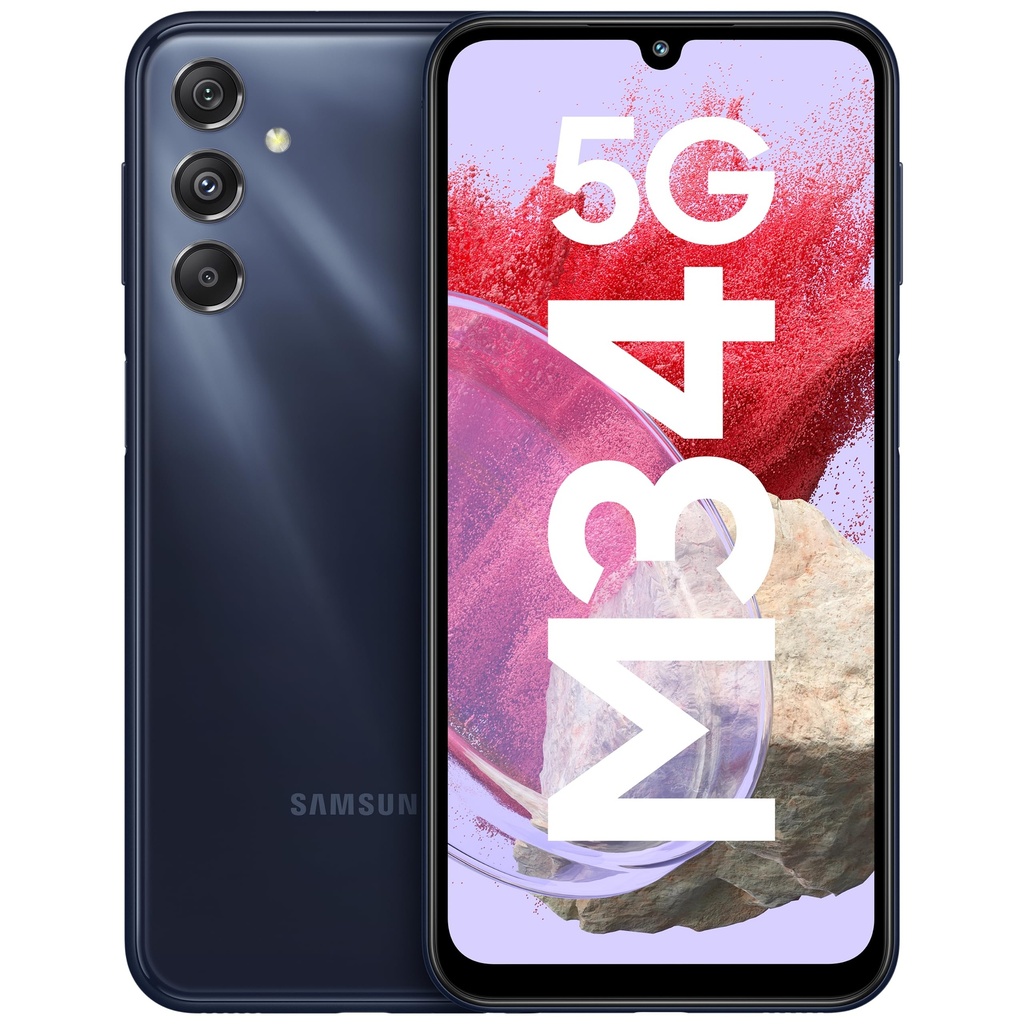 Samsung Galaxy M34 5G (Midnight Blue,6GB,128GB)