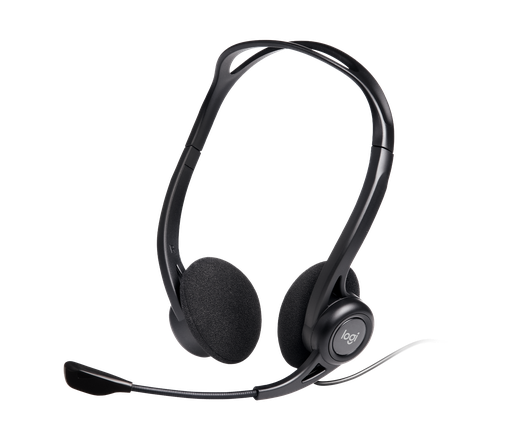 Logitech 960 USB Headset (PC/Mac) with Noise-Canceling Mic