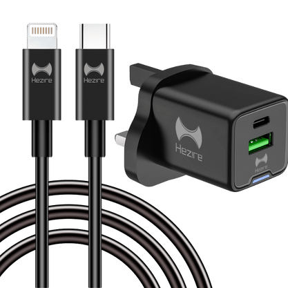 Hezire H-ADAPT PWR PD35W(GAN) with 1.2M Type-C to Lightining cable