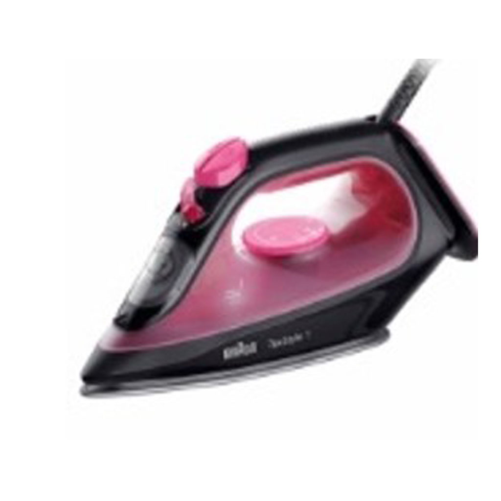 Braun SI1070PU steam iron 2000 watts. Steam generation 25 g / min. Steam jet burst 130 g / min.Water tank capacity 220 ml