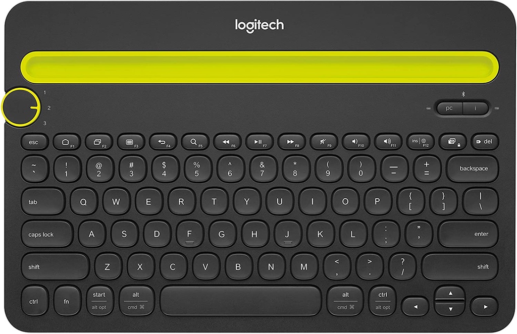 Logitech Bluetooth Multi-Device Keyboard K480 for Computers, Tablets and Smartphones Black