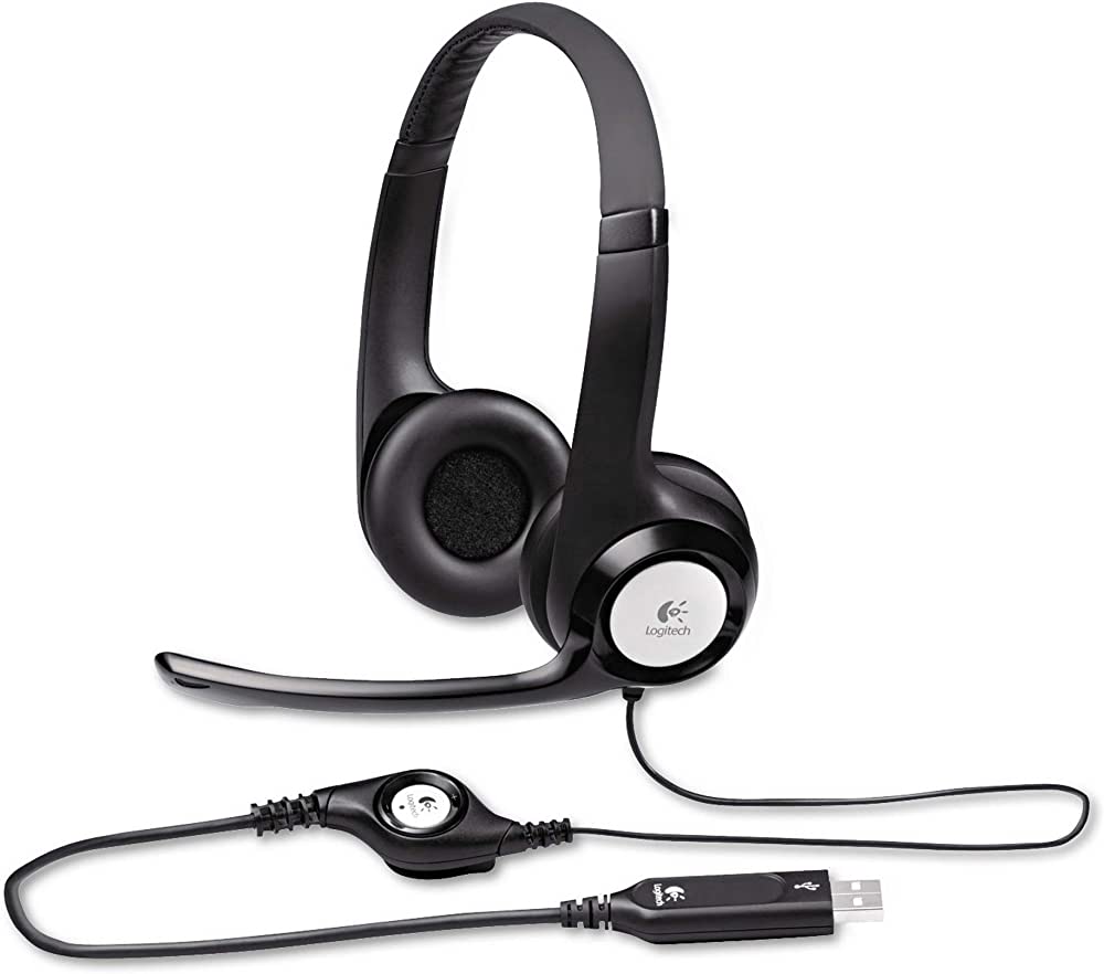 Logitech New logitech h390 USB Headset with noisecanceling Microphone Bulk Packaging, 5.8