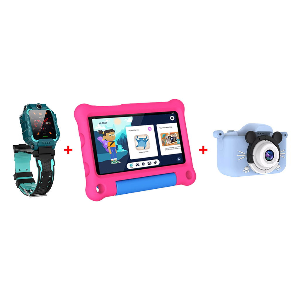 Gtab T7 kids + kids camera +kids watch