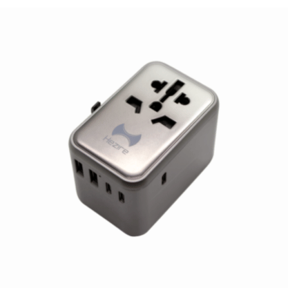 Hezire Hadapt world PD65W Travel Adapter Gunmetal