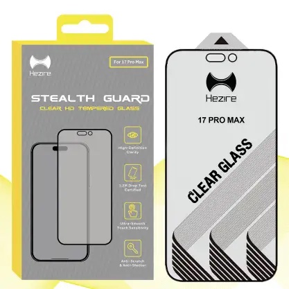 Hezire Screen Protector 17 Pro Max Clear