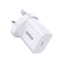 Choetech Q5004 20W USB-C UK wall charger White