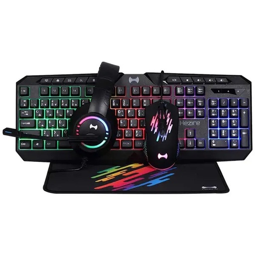 [HEZ-GAM-KIT-X4] Hezire H-Gamekit X4 Wired Gaming Combo