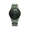 TITAN, 1696QC06, Edge Ceramic Quartz Analog Green Strap Watch for Men